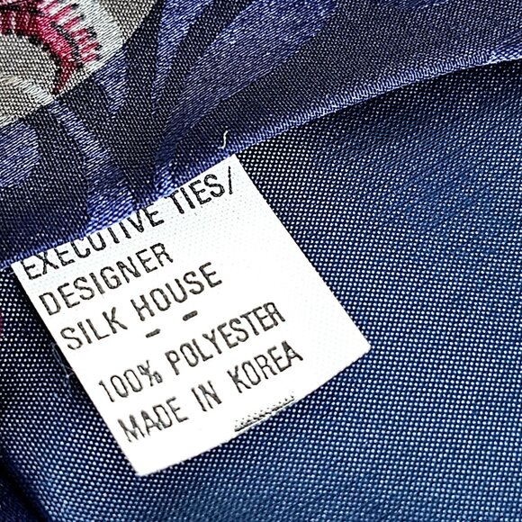 Gianfranco Silk House Collezioni Baseball Print Polyester Tie~T180.3 - Picture 4 of 4